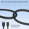 UGOURD USB3.2 10Gbps Cable USB 3.0/3.1/3.2 OTG Cable USB A to USB Type C Data Transfer SSD Hard Disk Cable 3A 60W QC 3.0