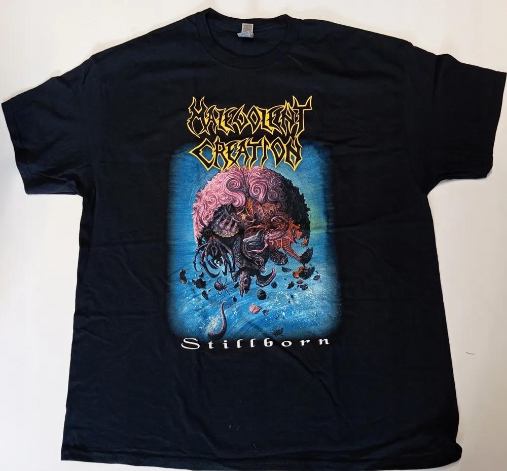 Unisex Short Sleeve Crew Neck Cotton T Shirt Malevolent Creation Stillborn Death XXXXL