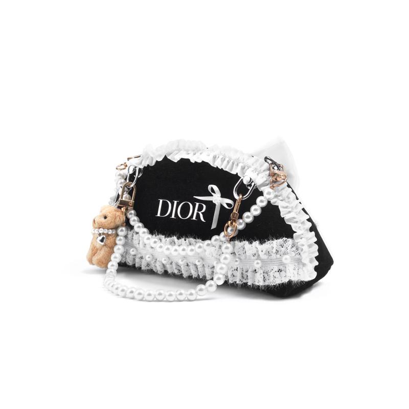 Handmade DIY Dior-inspired Remake Makeup Bag