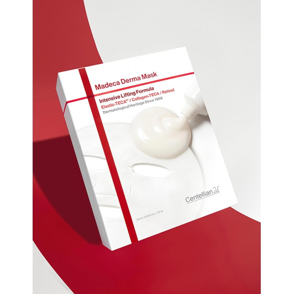 Dongkuwa Pharmaceutical Centellian 24 Маска Derma Madeca Интенсивная формула лифтинга 10 листов