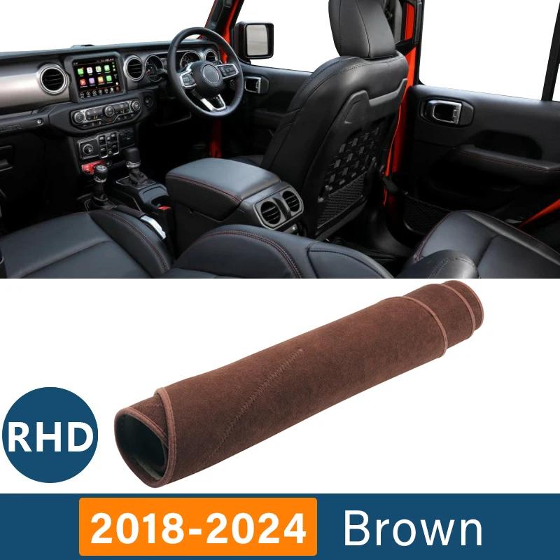 Car Cover Avoid Light Pad Anti-UV Carpets Case Non-Slip Mats Dashboard For Jeep Wrangler JL 2018      2024