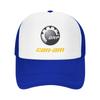 Custom BRP Can Am Logo Print Mesh Baseball Cap Summer Breathable Mesh Sun Hats Caps Unisex Outdoor Adjustable Casual Headwear