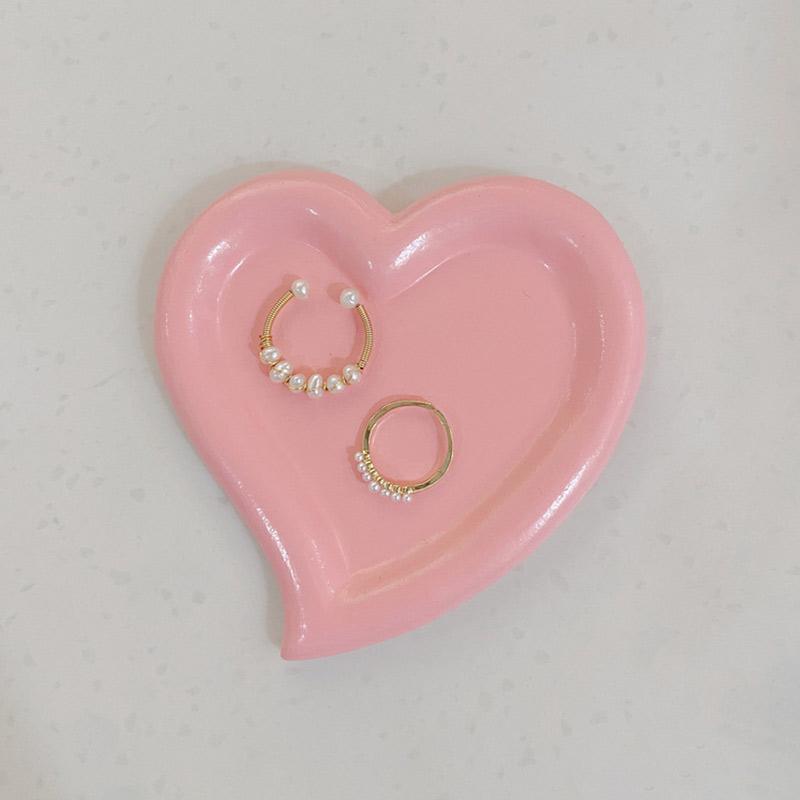 Irregular Resin Jewelry Plate Creative Home Decoration Jewelry Dish Tray Birthday Gifts Earrings Display Bowl Photography Props