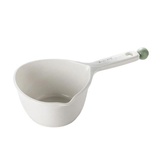 Water Scooping Cup Multi Purpose Kitchen Ladle, with Extended Non-slip Handle, Thickened Luxury Bathroom Dipper PP Scoop, for Washing Hair And белый
