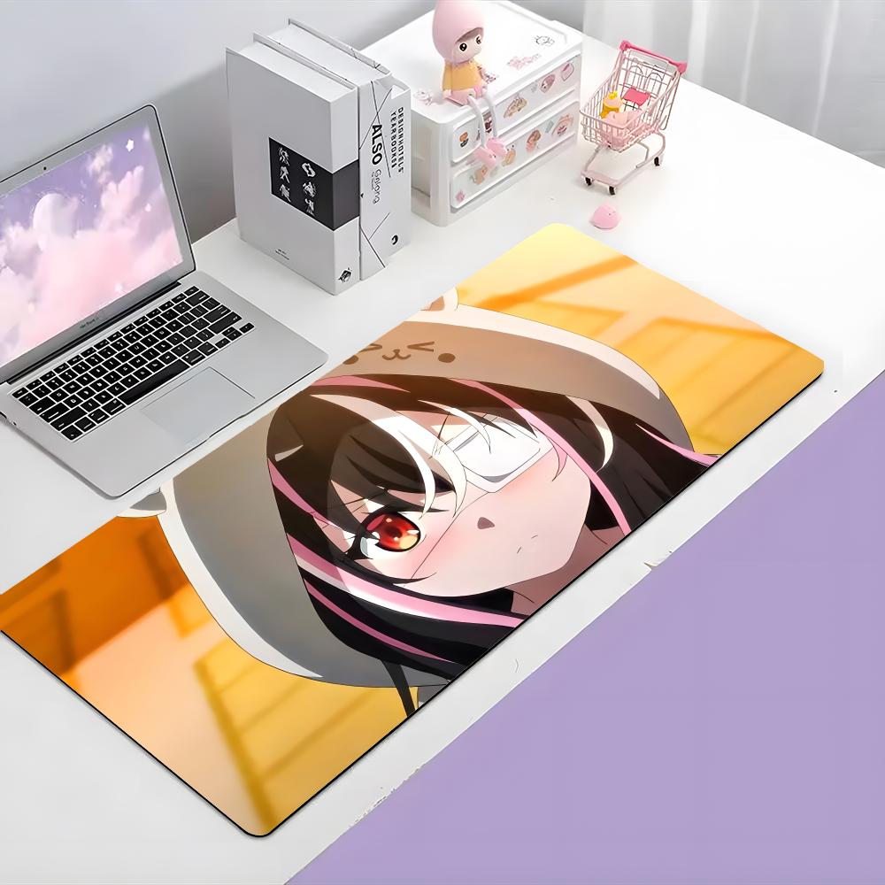 Cute Fresh Anime AAkebis Sailor Uniform Mouse Pad Large Gaming Mousepad With Thick Stitched Edge NonSlip Desk Mat