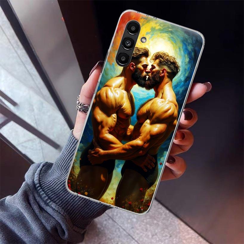 Sexy Muscle Man Gay Fitness Phone Case For Samsung Galaxy A17 A16 A15 A14 A13 A57 A56 A55 A54 A53 A37 A36 A35 A34 A33 A26 A25 A2