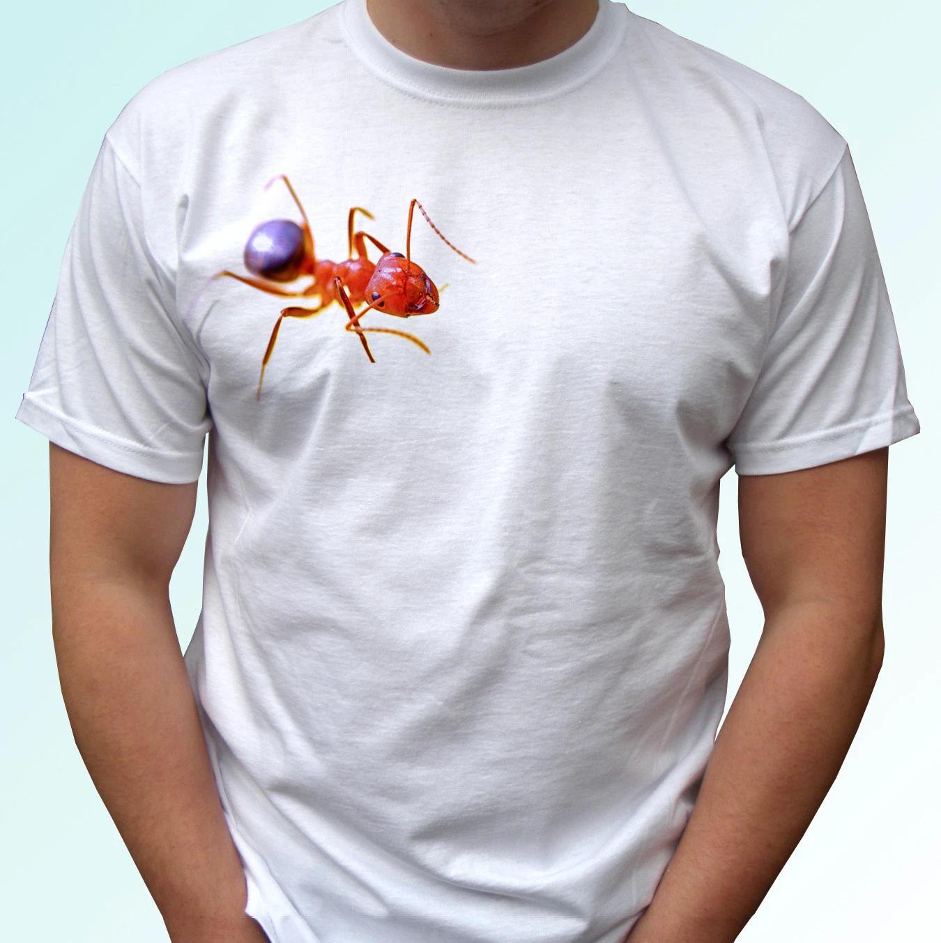 Ant white kids boys T-Shirt insect animal tee top design - s s kids baby sizes 110
