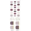 Gel Toenail Stickers Gel Manicure Stickers 3D Phototherapy Nails Semi-cured Toenail Stickers