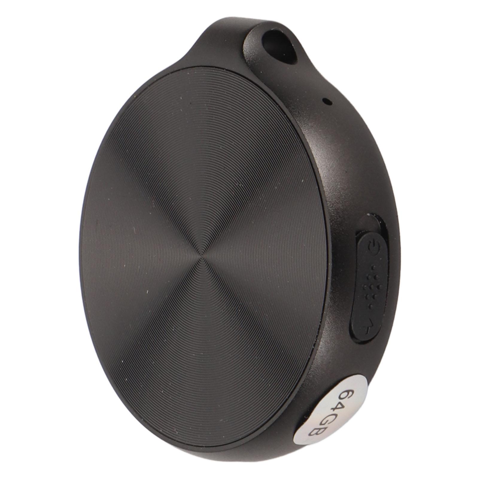 Honor Electronics Mini Voice Recorder HD Ruisonderdrukking Spraakgestuurd 64GB MP3 Kleine Recorder voor Vergadering Zwart