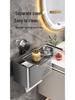 Punch-Free Wall-Mounted Waterproof Toilet Paper Holder with Storage Rack