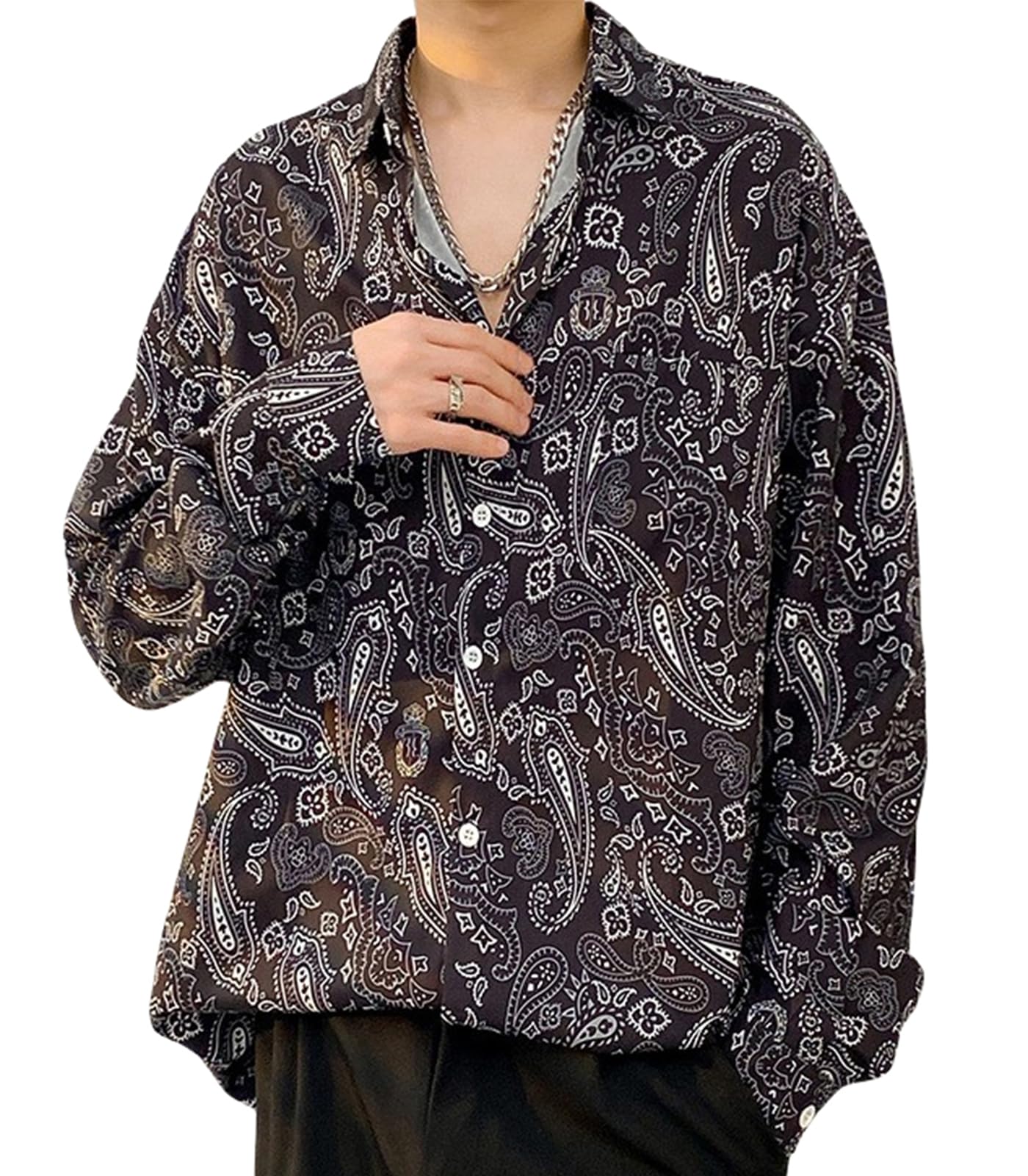 

Second Roots Print Featuring a Bold or Painted Perfect for and Loose and Perfect for Business Casual and Elegant Unique and Flashy Stylish Harajuku