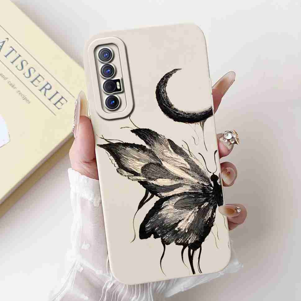New Design Case For Oppo Reno3 Pro 5G CPH2009 Protective Silicone Soft TPU For Oppo Reno 3 Reno3 Pro 5G Phone Cover Shell Case