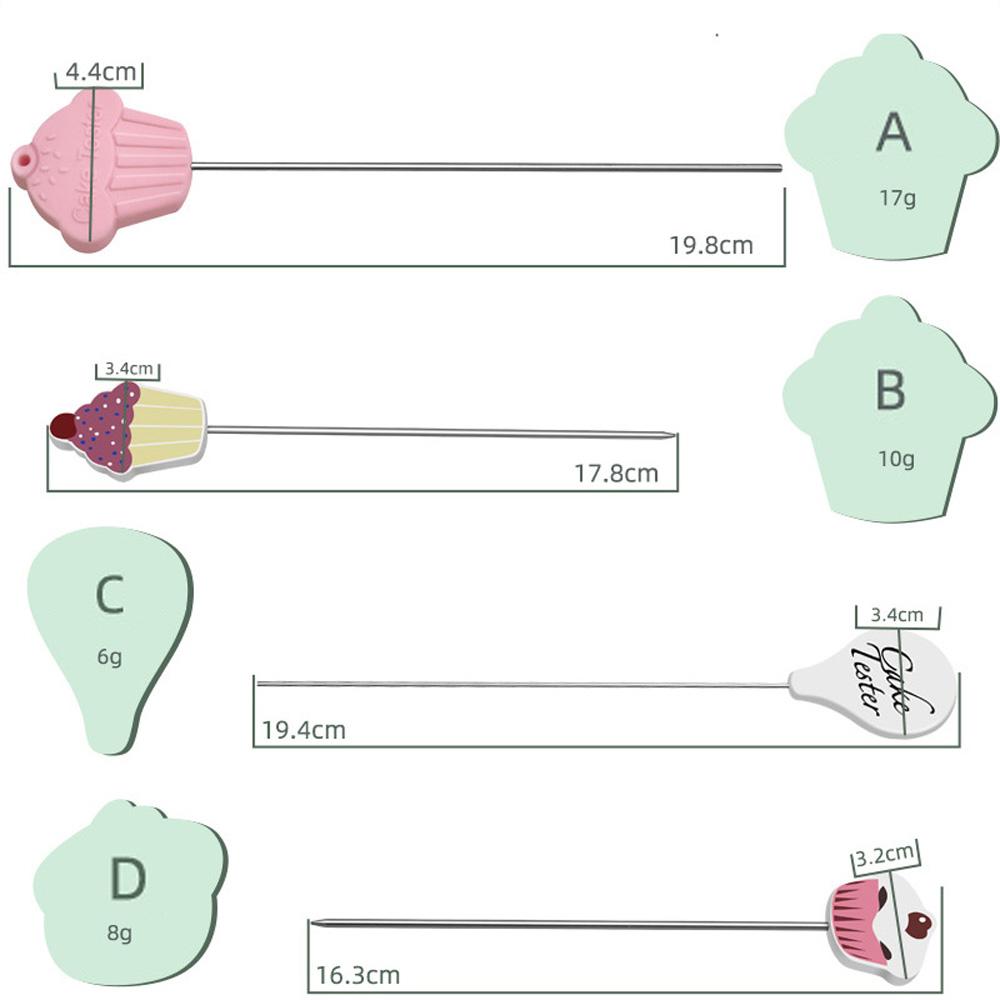 Fondant Skewer Pastry Accessories Testing Cupcake Probe Baking Tool Cake Tester Biscuit Needle
