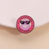 Cartoon Animated Movies Enamel Pin I'm Not a Girl I'm a Shark Monster Shark with Sunglasses Brooch Lapel Badge Jewelry Gift