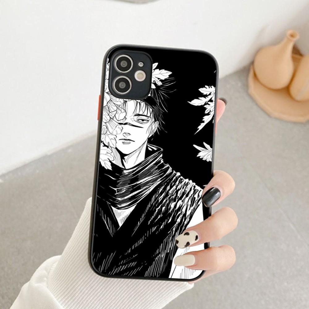 Choso J-Jujutsu-Kaisen Phone Case For IPhone 14 X XR XS 7 8 Plus 11 12 13 Pro MAX 13mini Matte Shockproof Case