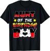 Aunt Of The Birthday Boy Shirt Matching Nephew Family Bday T-Shirt