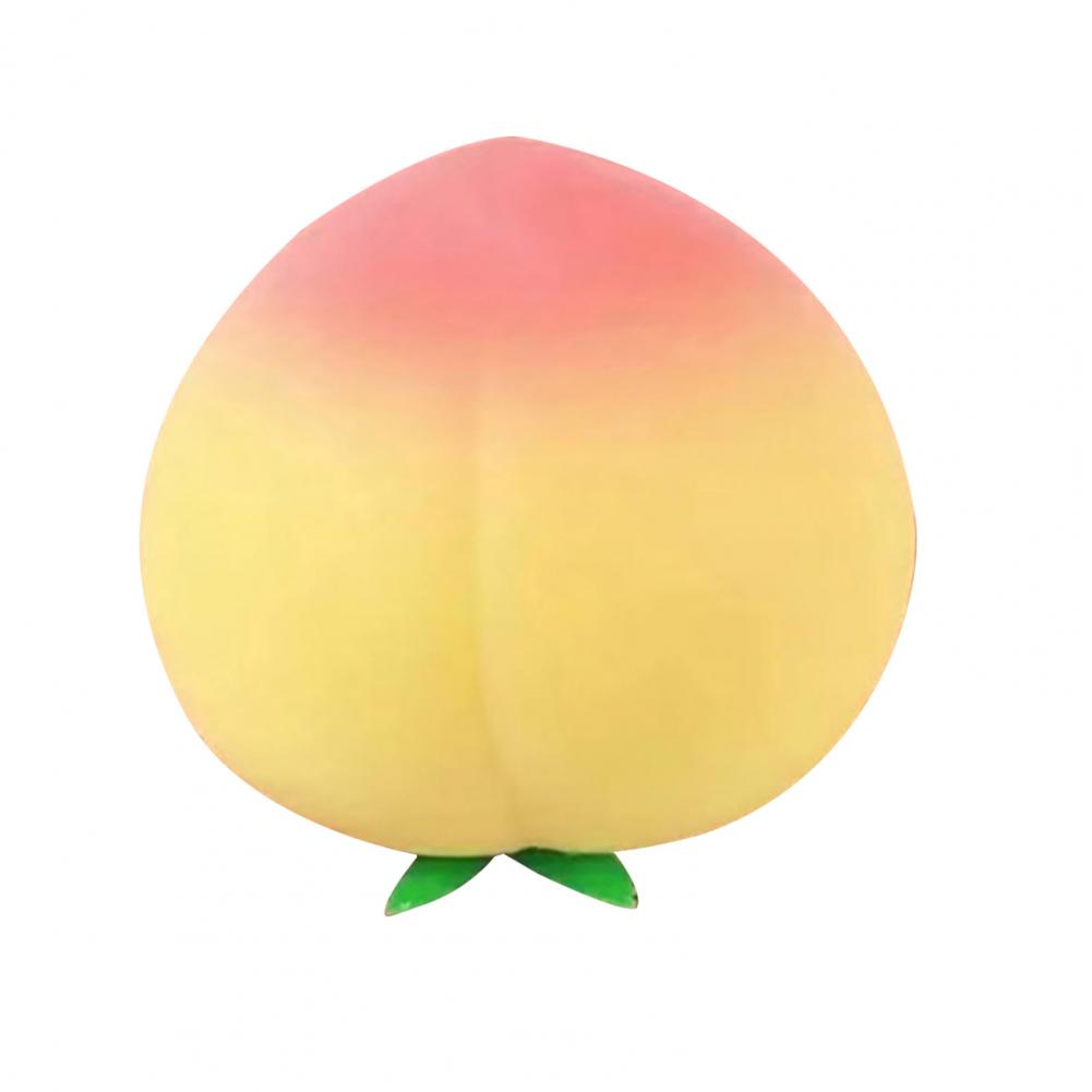 

Peach Toy 2 Pcs Anxiety Relief Peach Squeeze Toys Realistic Fruit Shaped Fidget Stress Balls Anti-Stress Slow Decompression Set