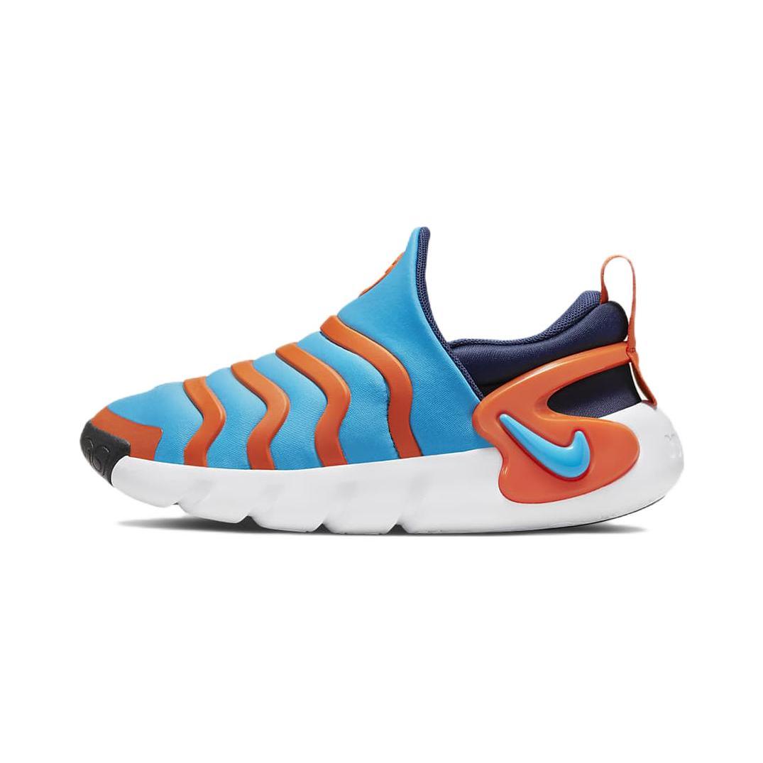 

Nike Dynamo GO Caterpillar Cushioning Low top Sports Casual Shoes Blue Orange Children Aged 3 7 Years Old DH3437-403 35