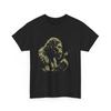Bigfoot Blowing Dandelion Vintage Art Funny T-Shirt Mens Cotton Graphic Tee