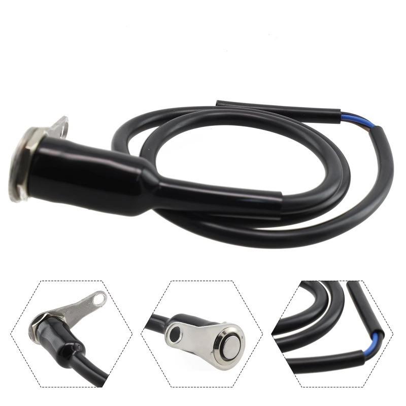 1PC Waterproof Motorcycle Accessories Handlebar Modification Switch Stainless Steel Bracket Metal Power Switch LED Spotlight Switch