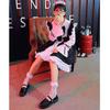 Men Maid Outfit Lolita Cosplay Cute Sexy Erotic Kawaii Cafe Costume Black White Men Uniform Apron Dress Cute Bowknot