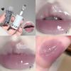 Clear Transparent Grey Purple Lip Gloss Hydrating Drying Lips Mirror Lip Glaze Tint Plumper Moisturizing Crystal Lip Oil Makeup