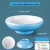 12-inch blue & white tempered melamine