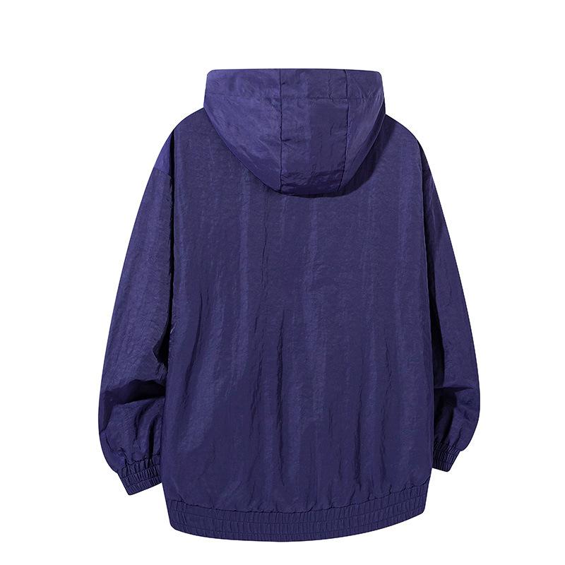 Spring New Men's Hooded Jacket British Teenagers Joker Loose Coat Plus Size Men's Wear