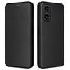 For Motorola Moto G35 5G Case Carbon Fiber Texture Drop-Proof PU Leather Phone Cover