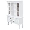 Miniature Cabinet Wooden 1/12 Scale Dollhouse Bookcase Cupboard with Openable Door Drawer for Room
