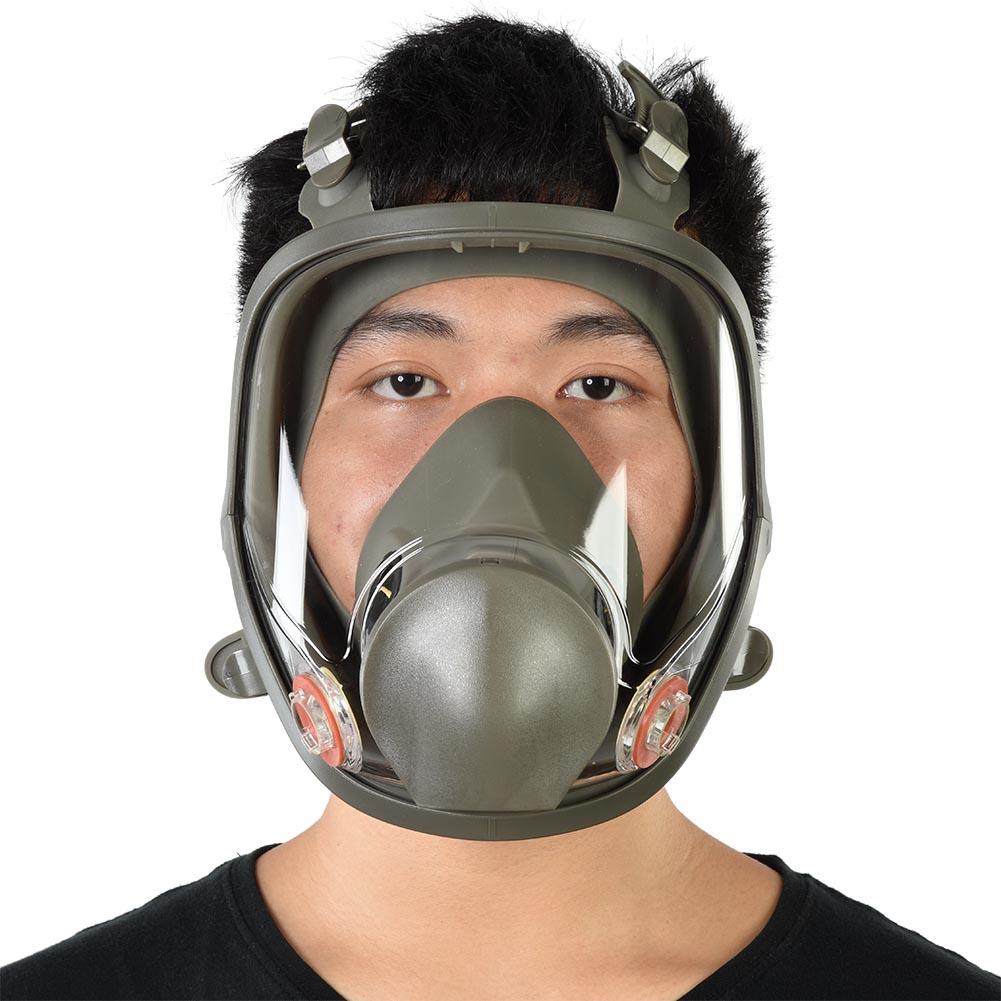 Full Face Cover Facepiece Gas Mask for Painting Welding Disinfection