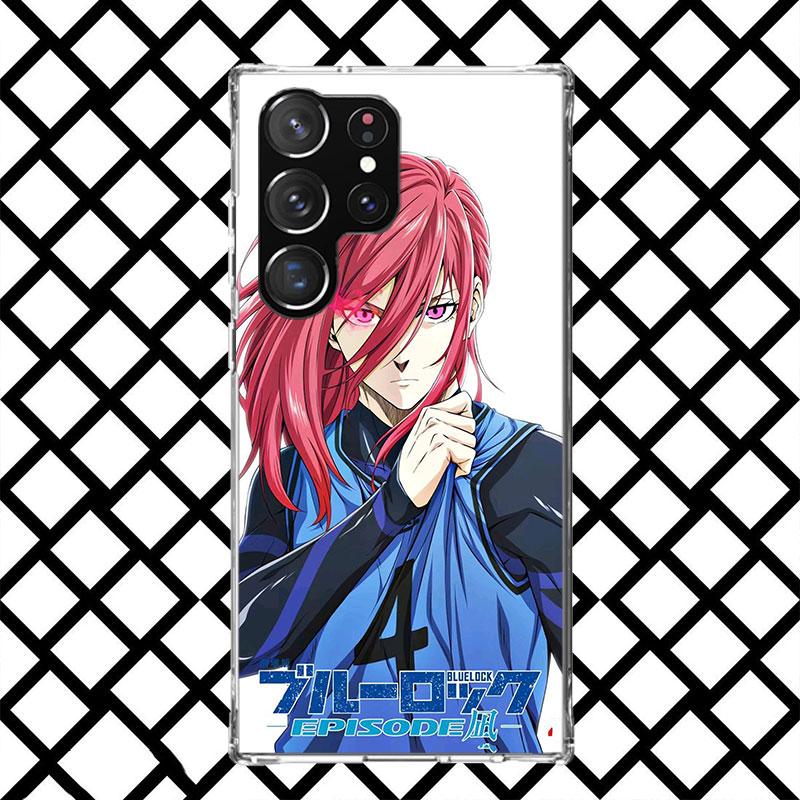 Blue Lock Chigiri Hyoma Phone Case for Samsung Galaxy S26 S25 Edge S24 S23 Ultra S22 Plus S21 FE S20 + Soft Cover Print Fundas G