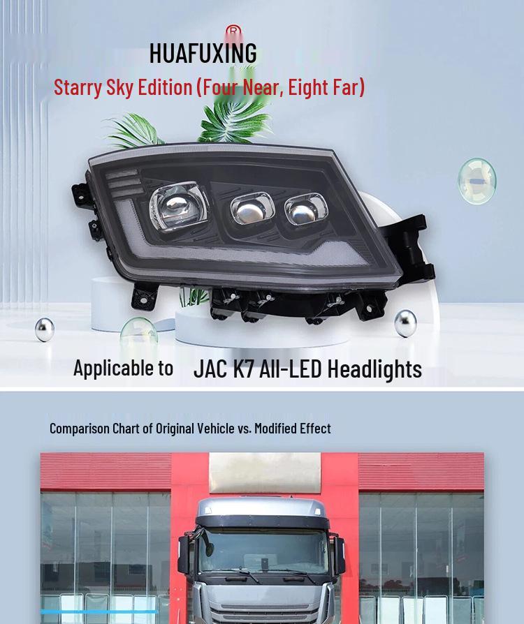 JAC Gallop K7 Super Bright LED Multi-Lens Headlight Assembly