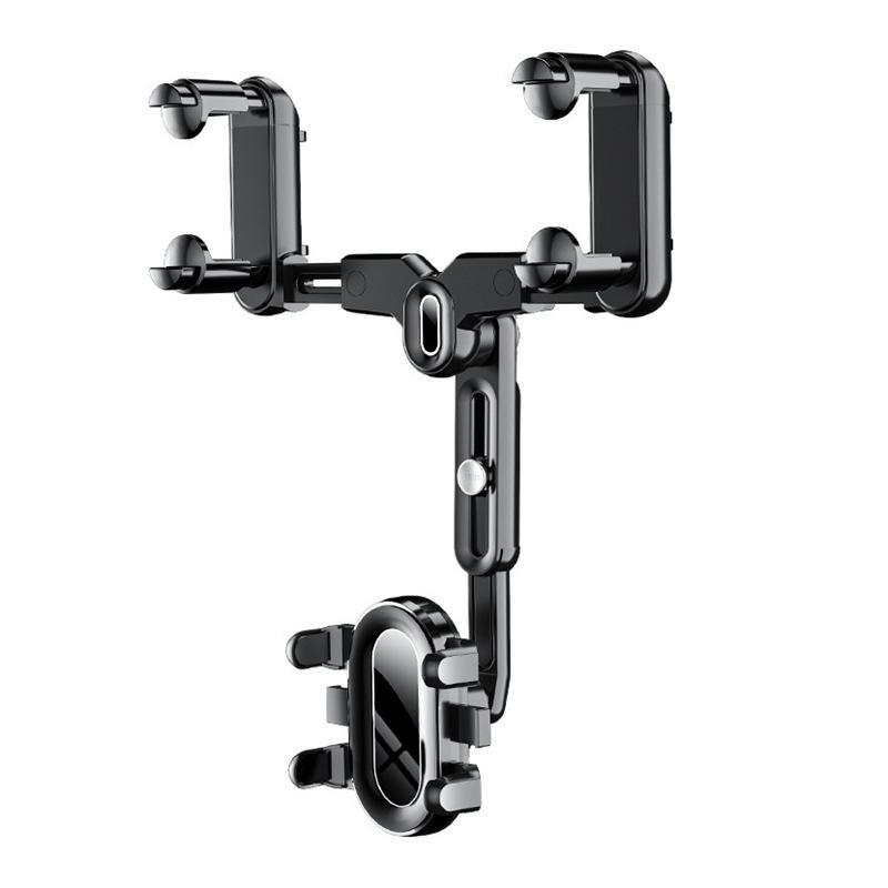 1Pcs Rearview Mirror Phone Holder For Car Retractable Multifunctional Rear View Mirror Phone Holder Universal Mount Car Phone Ho