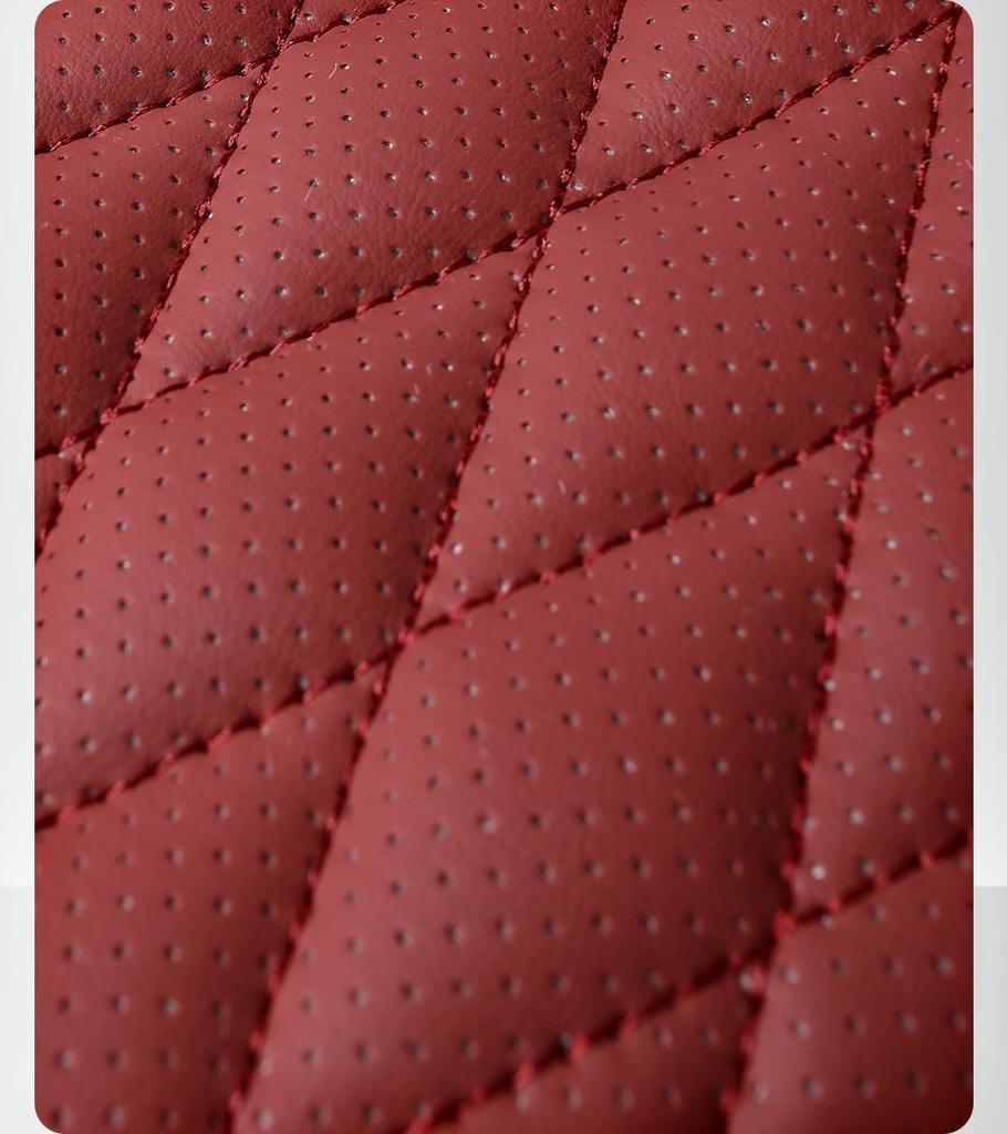 All-Season Breathable Napa Leather Car Seat Cover - Full Surround Cushion