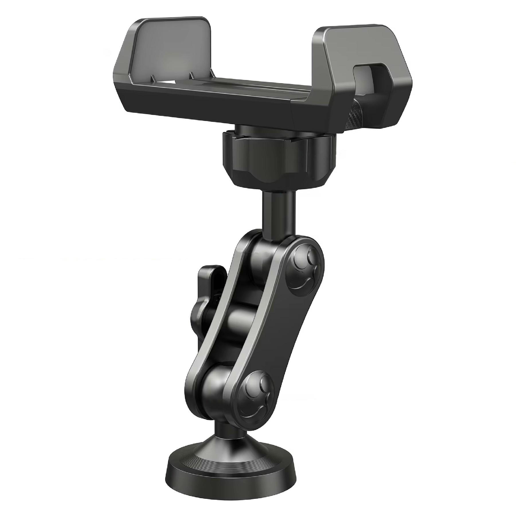 

X037 360 Degree Adjustable Cellphone Bracket with Magnetic Base Phone Holder for Gym Equipment A