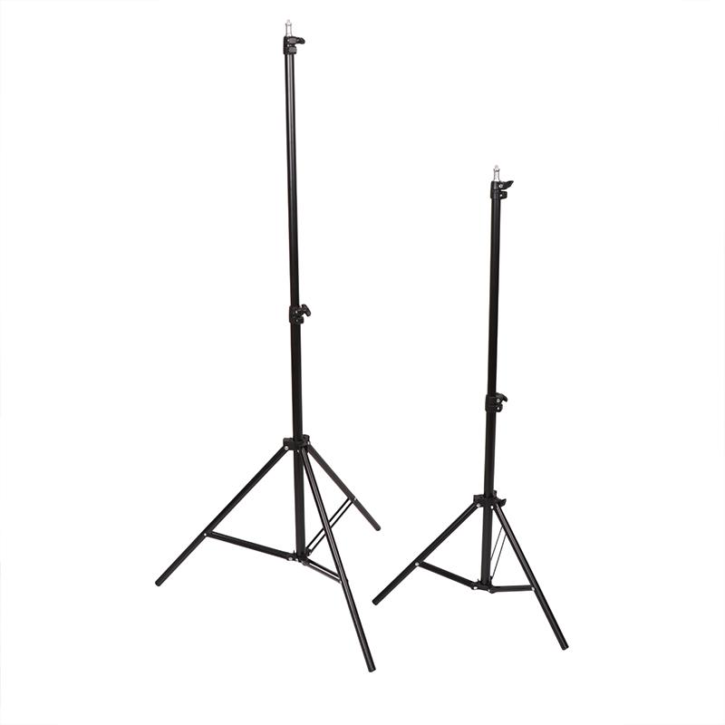 1.6M 2.1M Odolný kovový slitinový světelný stativ pro foto studio Softbox Video Blesk Reflektor Osvětlení Pozadí Stojan