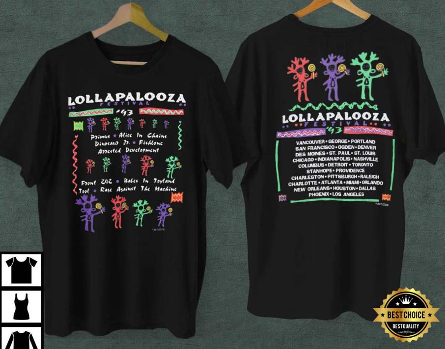 Lollapalooza Vintage 1993 Tour Concert TShirt Unisex T-Shirt XXL
