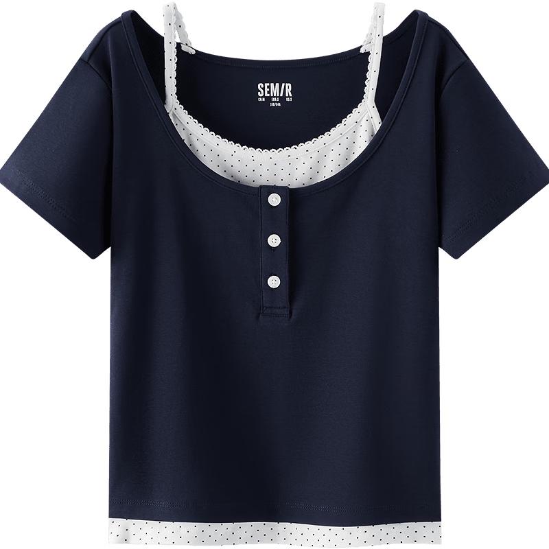 Semir Women's Polka Dot Short Sleeve T-Shirt