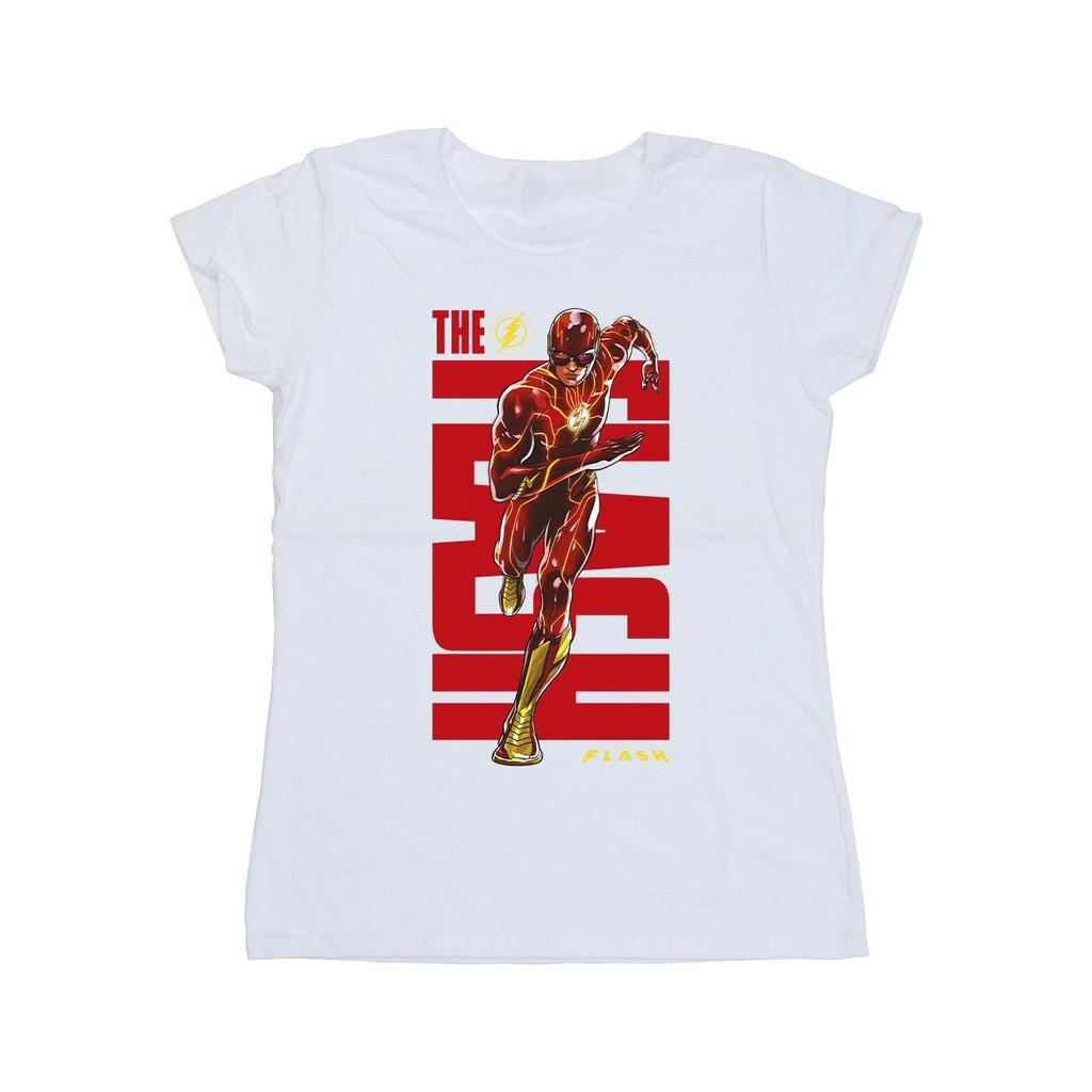 DC Comics Womens/Ladies The Flash Dash Cotton T-Shirt