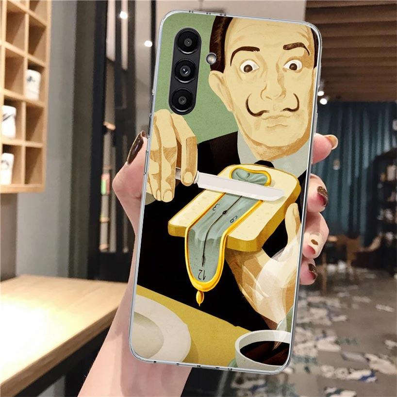 Salvador Dali Art Soft Phone Case For Samsung Galaxy A17 A16 A26 A36 A56 A15 A14 A13 A55 A54 A53 A35 A34 A33 A25 A24 A23 A05S