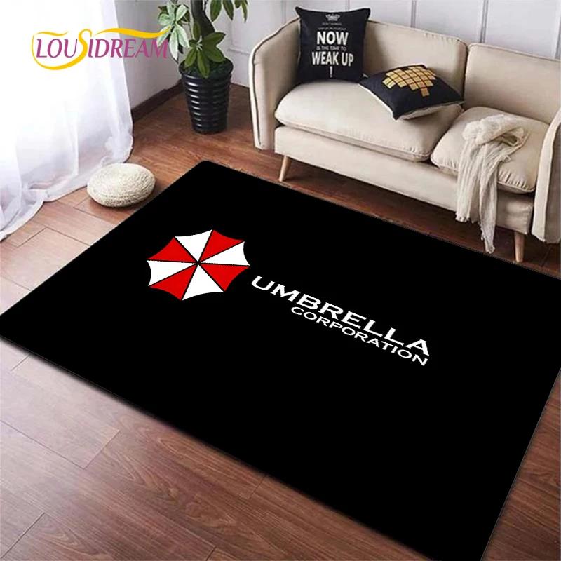 Alfombra de césped artificial para paraguas de moda para sala de estar, dormitorio, alfombras de área, alfombrilla antideslizante para puerta de cocina, alfombra, regalo de cumpleaños