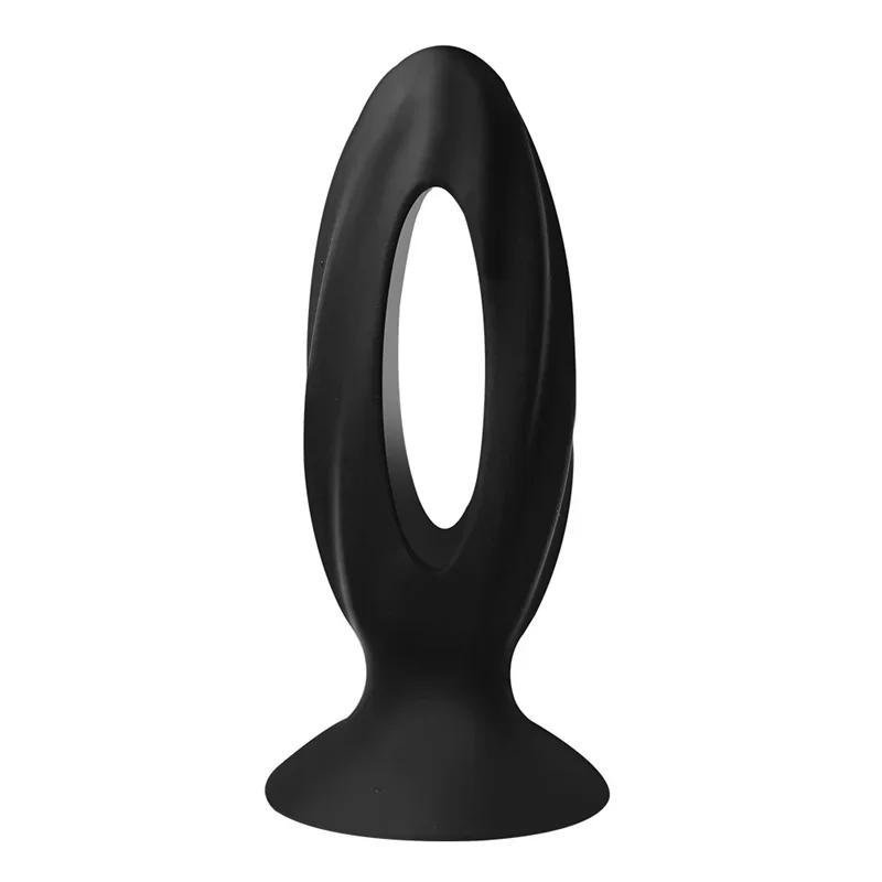 Wearable Silicone Anal Bead Butt Plug Prostate Massage Masturbation Sex Toys for Women Men Gay Adult Games Products 35/45/55 Mm