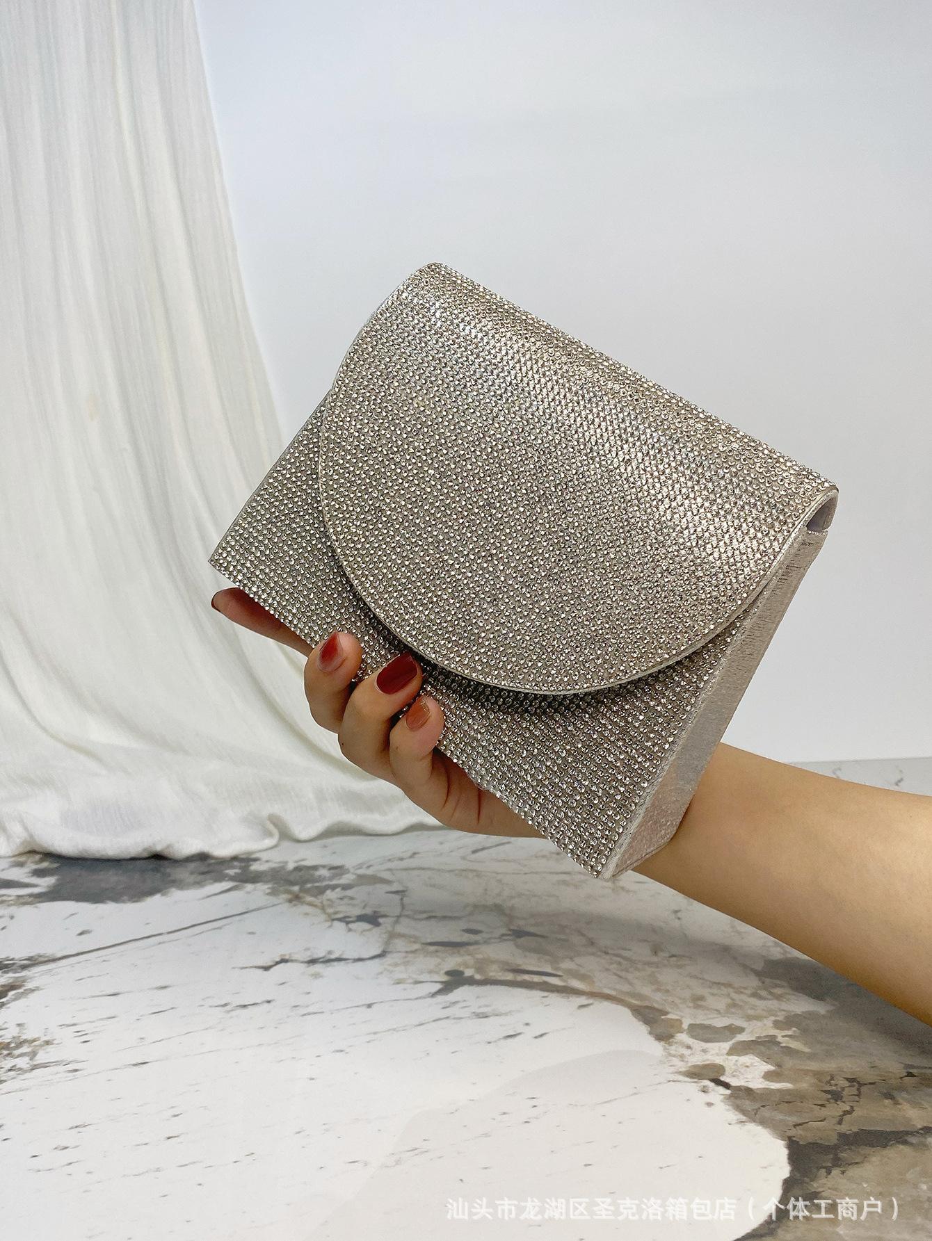 

Сумка-сумка для ужина Xiyin 24 Premium Spot New Flash Diamond Bag Celebrity Evening Bag Сумочка Shantou