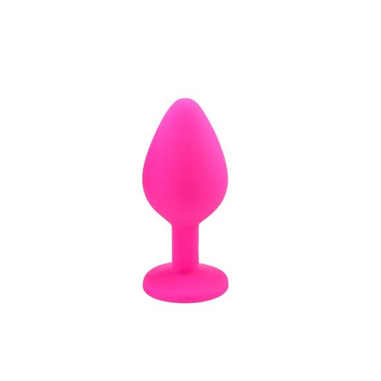 Anal Plug Adult Toy Waterproof 3 Rhinestone Design Plug Colors Anal Sex Toy Couples