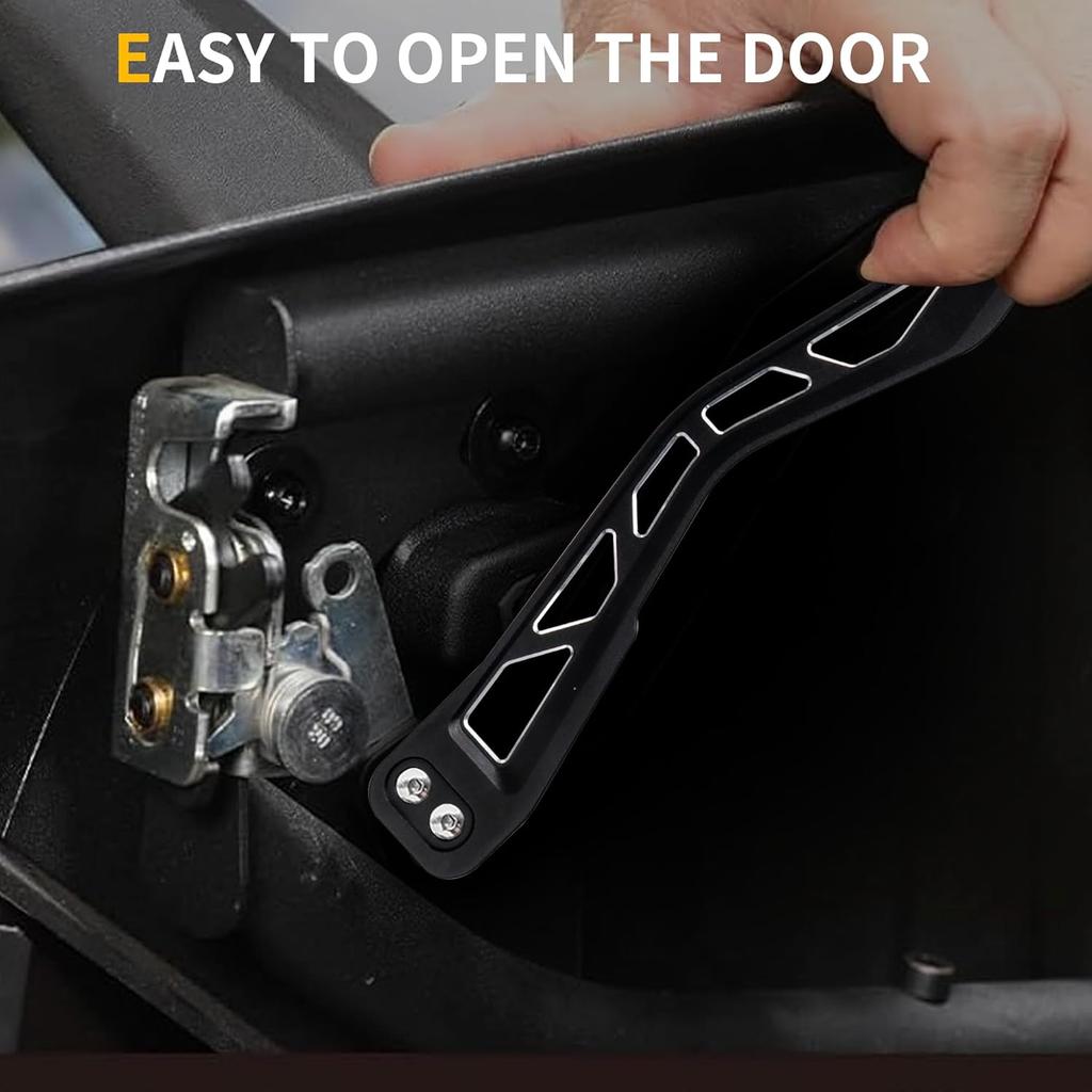 X3 Door Handle Latches, Compatible with 2017-2025 Can-Am Maverick X3 X DS RS Turbo R Max 2/4 Door Accessories, Door Opener Latch Handle, Open Doors