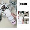 900ml Insulated Cup Stainless Steel Insulation Or Cooling Thermal Water Bottle with Lifting Hand High-Capacity Vacuum Flask