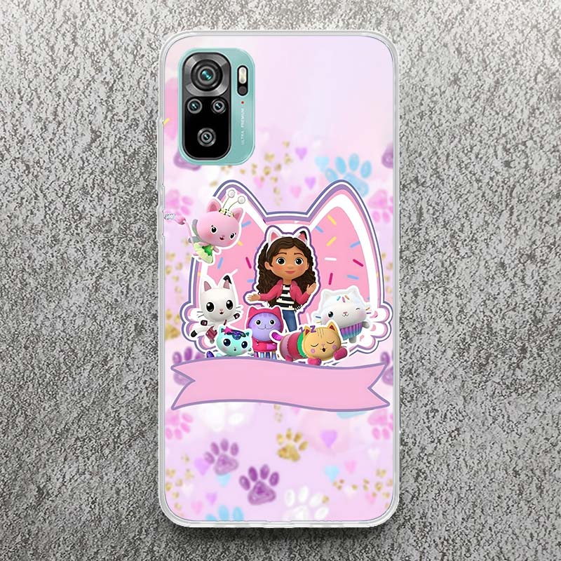 Cartoon Gabbys Dollhouse Soft Case for Xiaomi Redmi Note 10 9 9S 8 Pro 7 9T 5 Phone Shell Mi 11T 12T 10T 12 11 Lite 6X A3 Cover