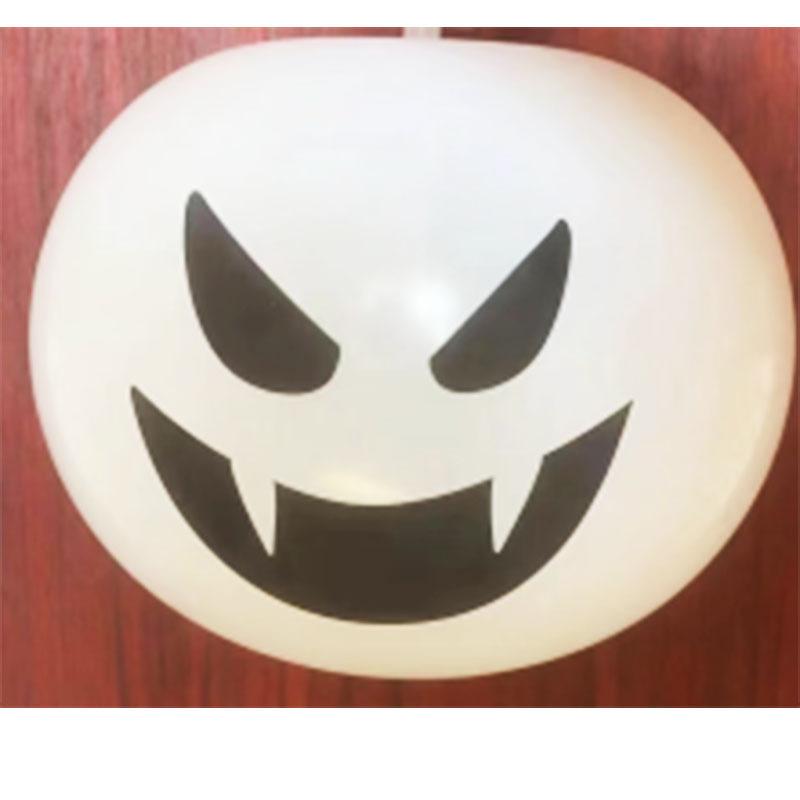 Halloween Party Decorations Jack-O-Lantern Balloons, Glowing Ghost Festival Pumpkin Emoji Ornament Balloons