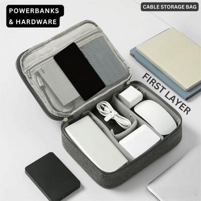 Dust-proof Digital Storage Bag Zipper Digital Accessories Bag Charger Storage Bag  Travel